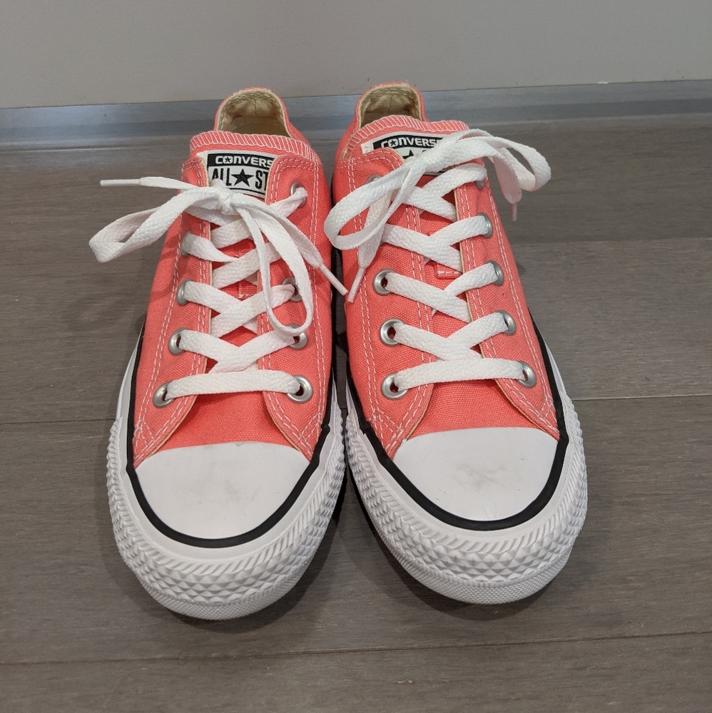 Coral Classic Converse All-Star Sneakers